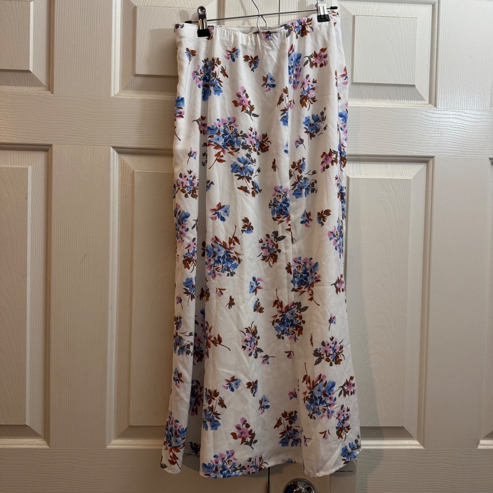 NWT Y2K Abercrombie Fitch Floral Maxi Skirt High Waist Size Small $70